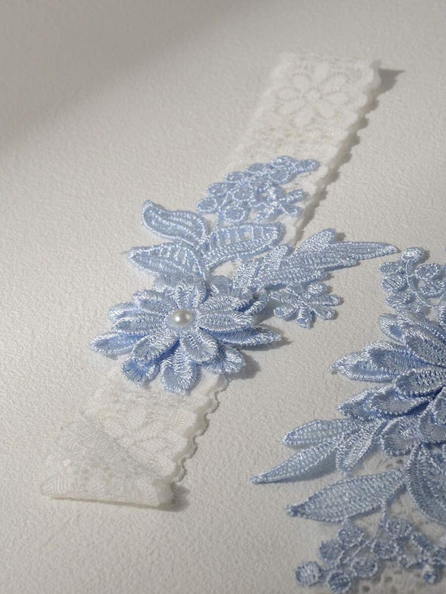2pcs/Set Fashionable Court-Sty - Garter Belt Set 评论和价格