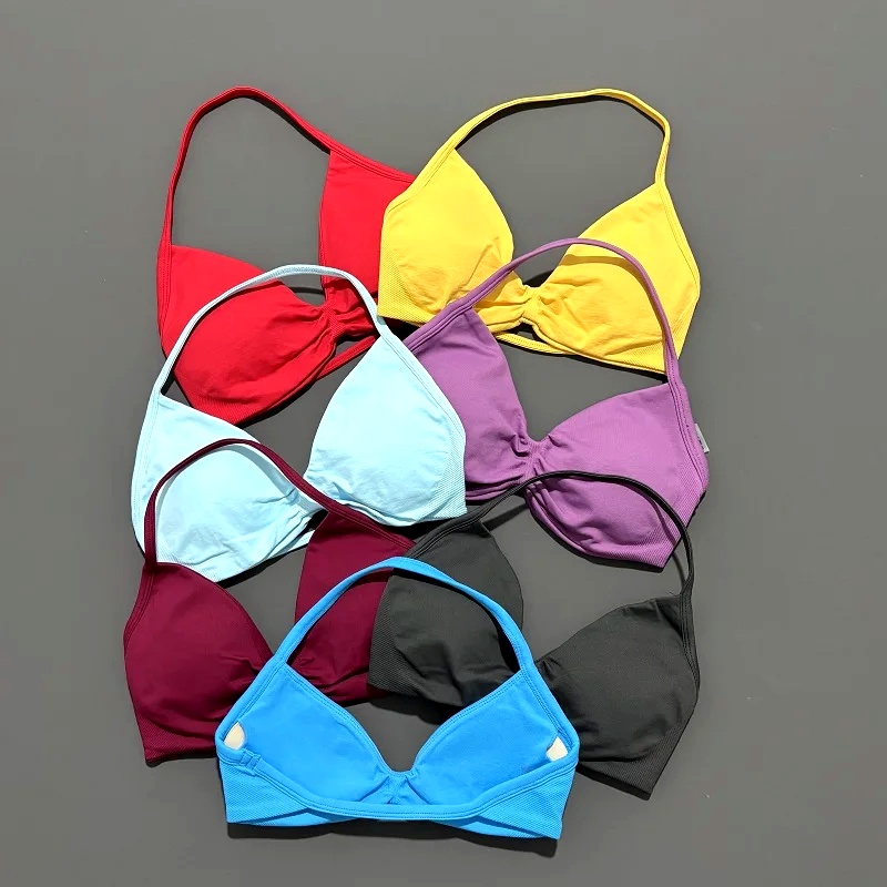 Sports Strappy Bra Yoga Underw - Sports Bra High Impact 评论和价格