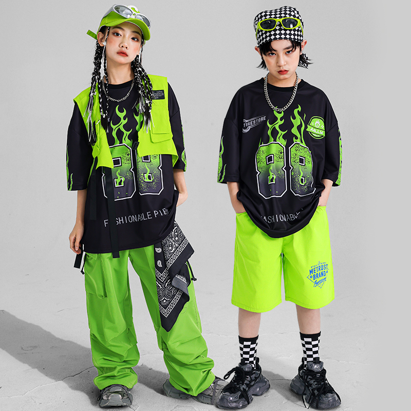 Boys Hip Hop Blue T-shirt Carg - Boyshort Underwear 评论和价格