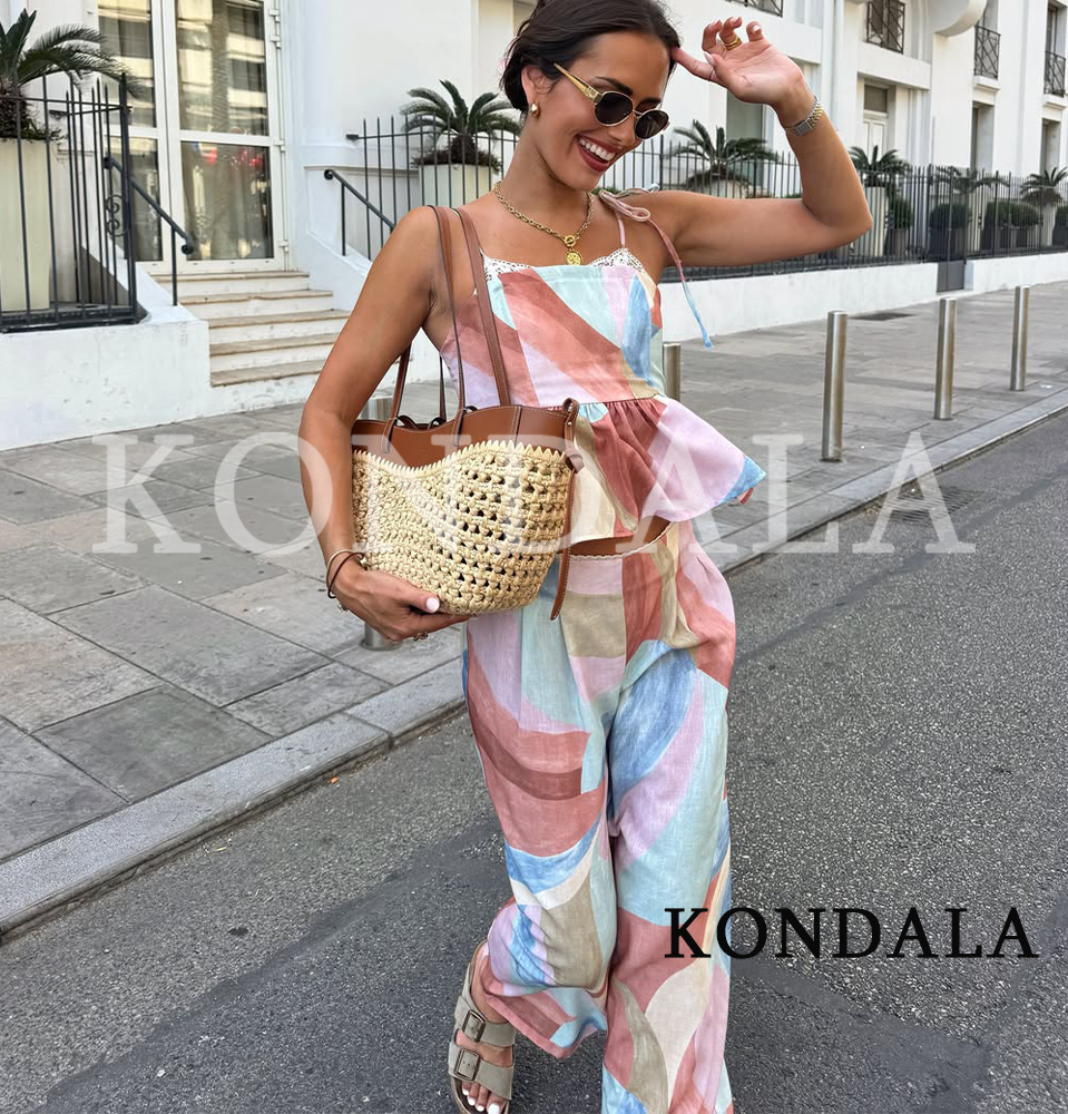 Women Trendy Holiday Printed L - Cami Top Lace 评论和价格