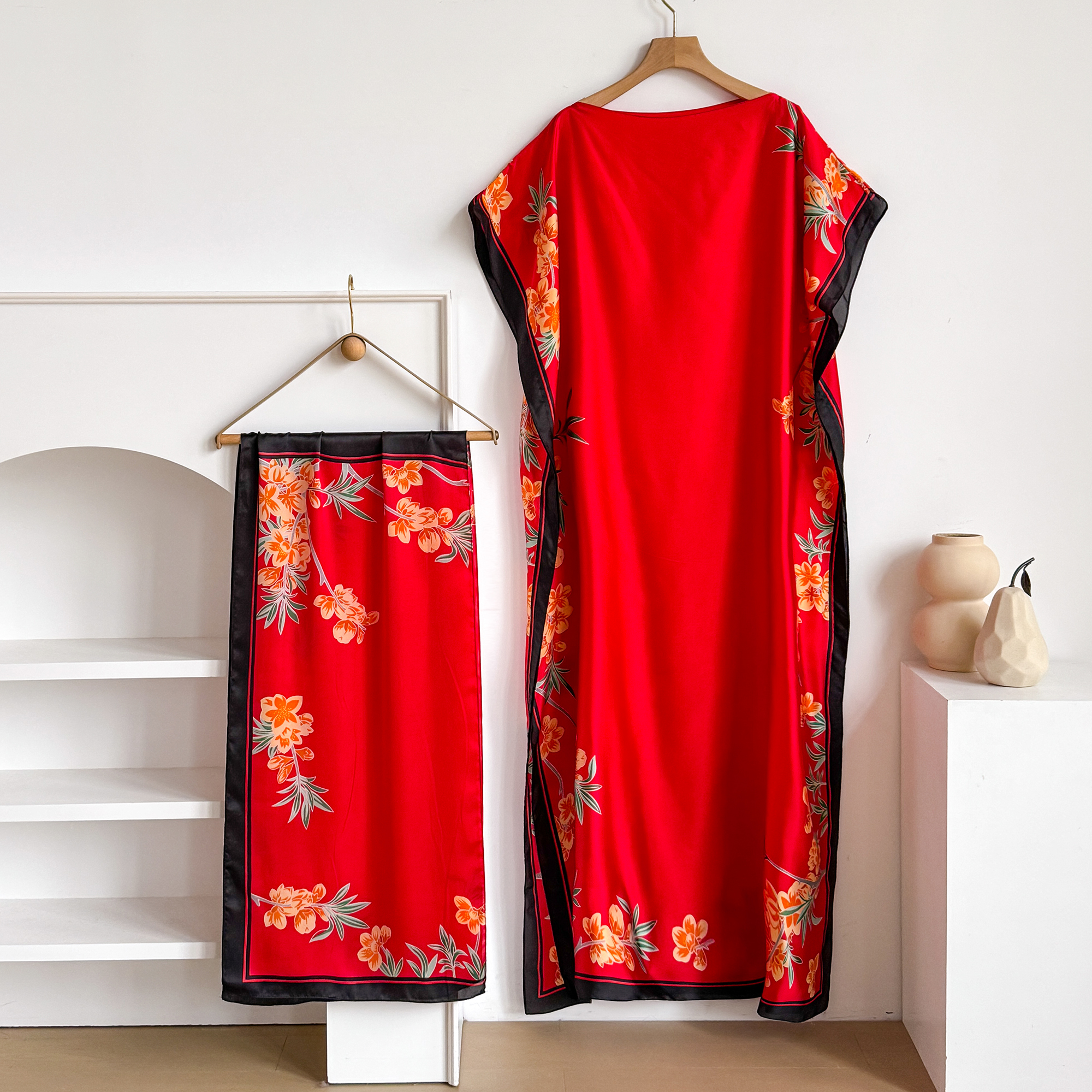Summer Fashion Oversize Africa - Robe Silk Women 评论和价格