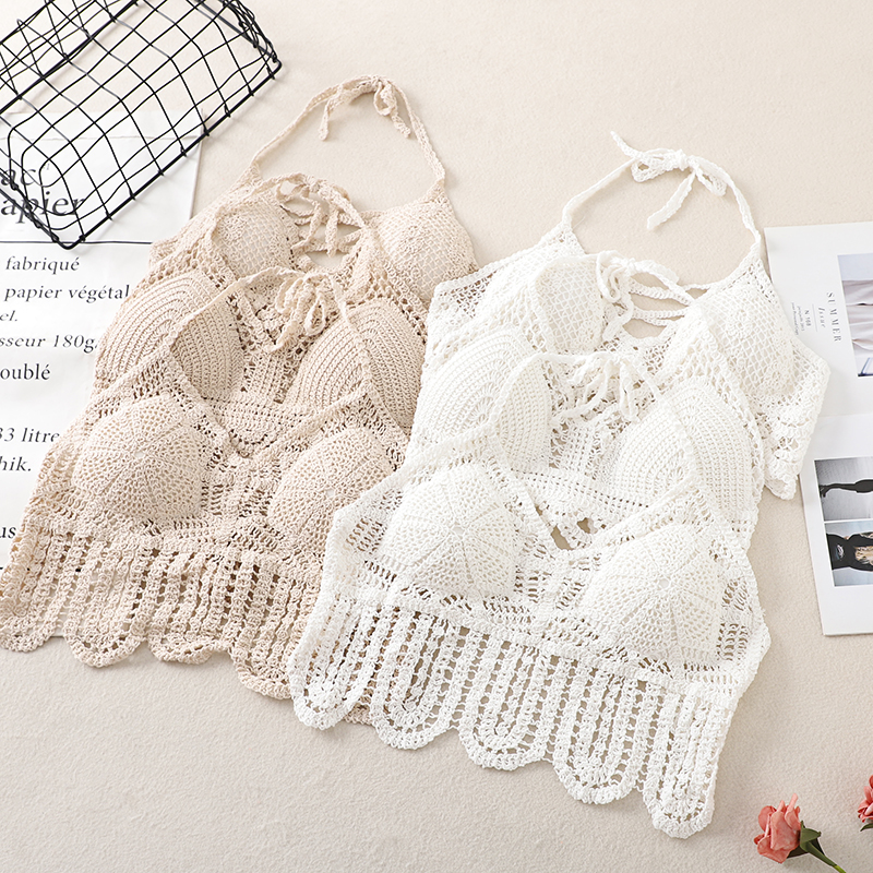 Summer Clothes Crochet Top Sex - Strapless Bra Backless 评论和价格