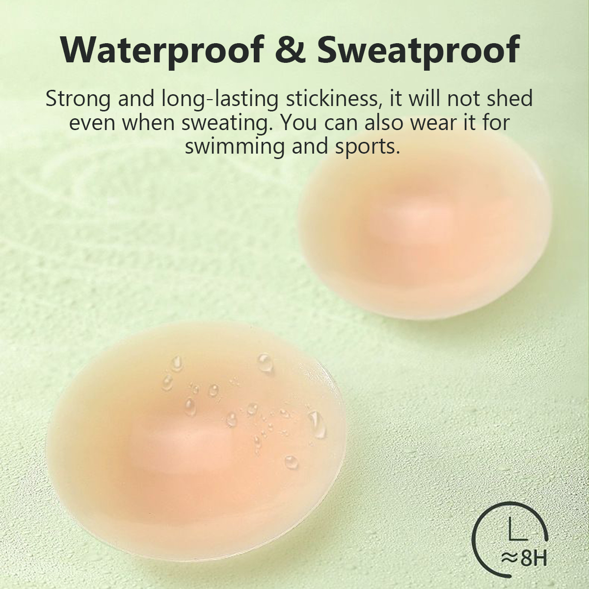 3 Pairs Washable Reusable 10cm - Nipple Cover Pasties 评论和价格