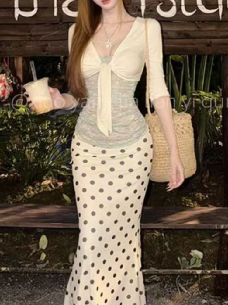Japanese Vintage 3-piece Set W - Cami Top Lace 评论和价格