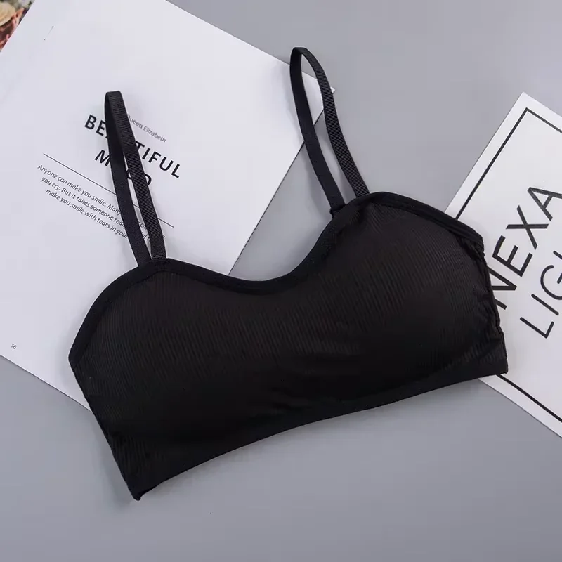 Bralette Wireless Ribbed Crop  - Bralette Wireless Soft 评论和价格