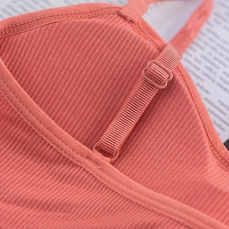 Bralette Wireless Ribbed Crop  - Bralette Wireless Soft 评论和价格