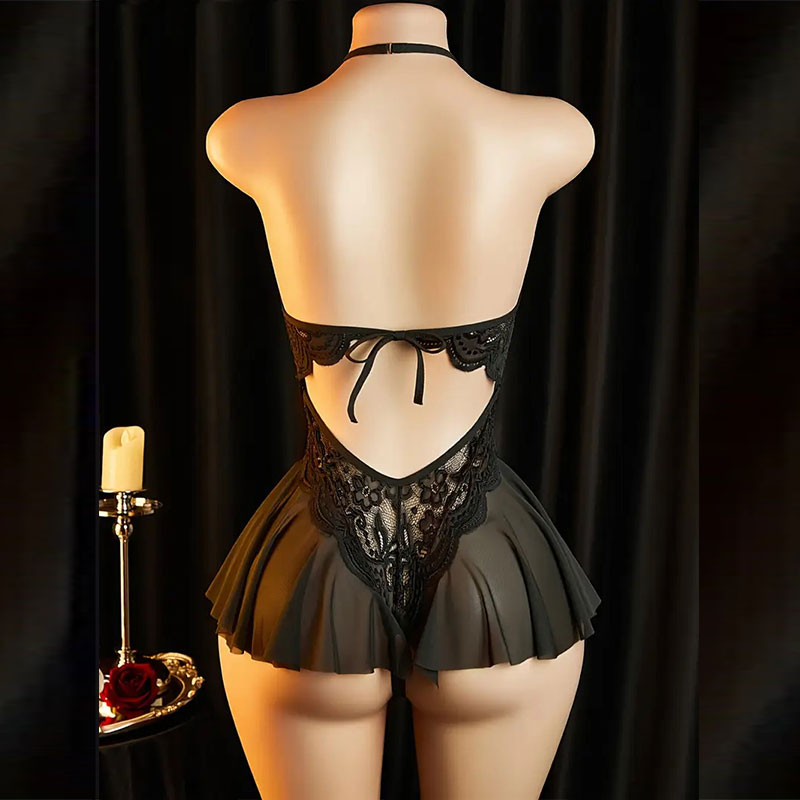 Crotchless Naughty Lingerie Fo - Lace Teddy Lingerie 评论和价格