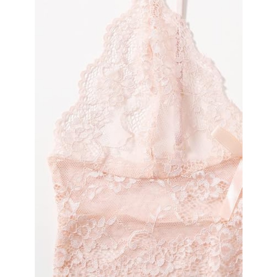 Women's 2 Pcs Lingerie Floral  - Cami Top Lace 评论和价格