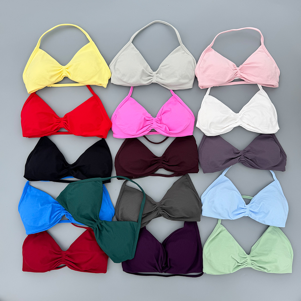 Strappy Bra Gym Top Women High - Sports Bra High Impact 评论和价格