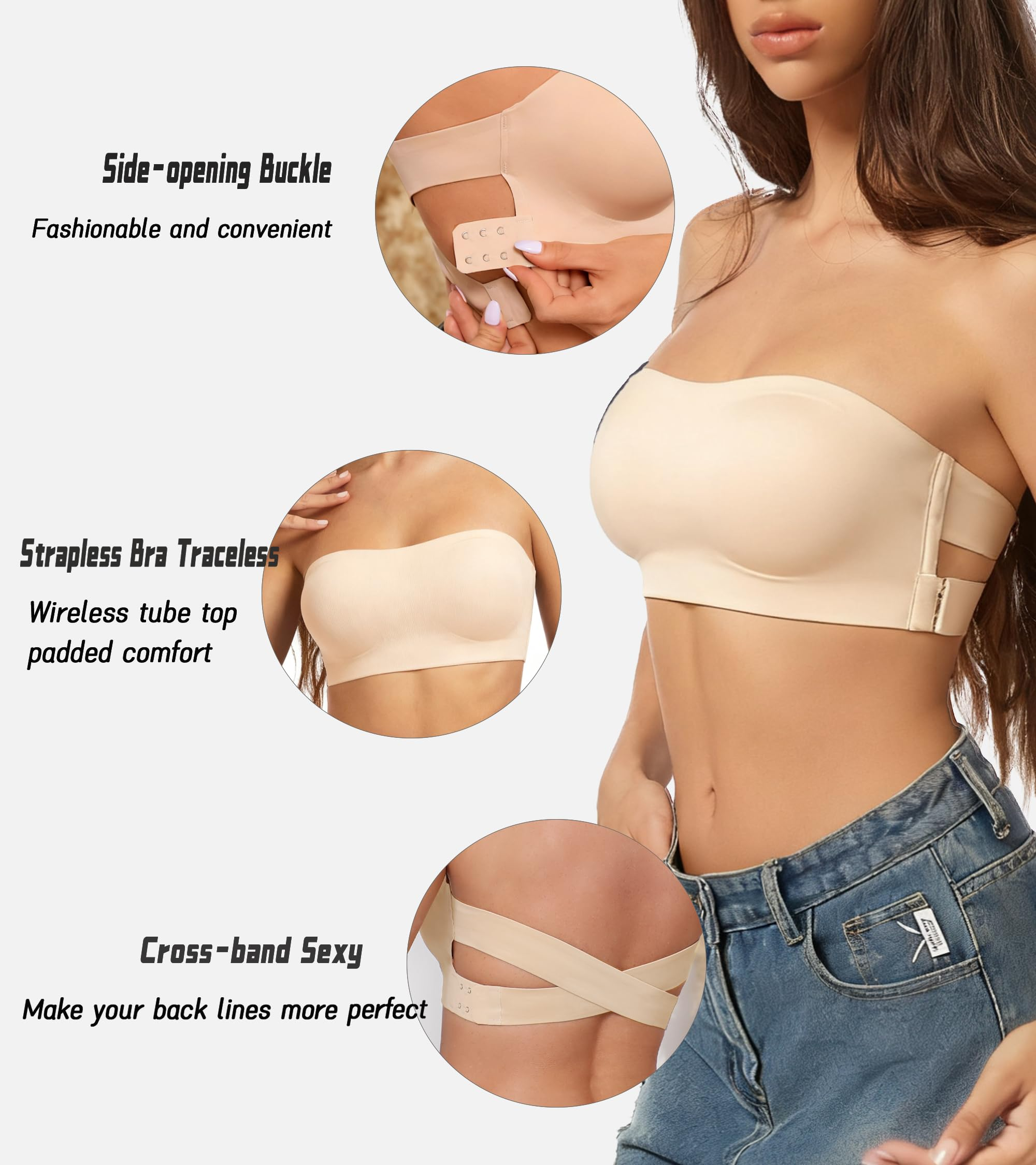Strapless Backless Bra for Wom - Strapless Bra Backless 评论和价格